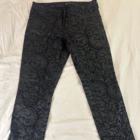 7 For All Mankind Women's Floral pant- Size 10 - Picture 1 of 2